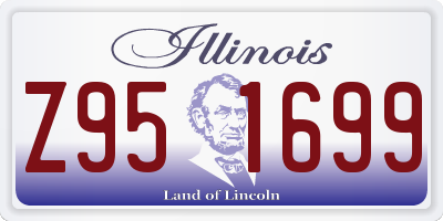 IL license plate Z951699
