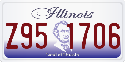 IL license plate Z951706