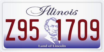 IL license plate Z951709