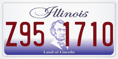 IL license plate Z951710