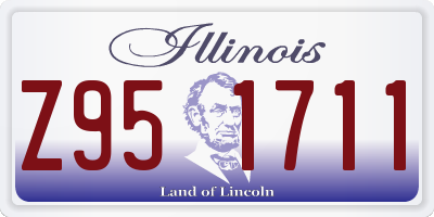 IL license plate Z951711