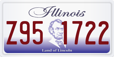 IL license plate Z951722