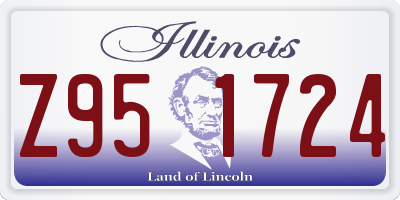 IL license plate Z951724