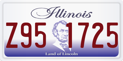 IL license plate Z951725