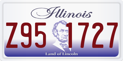 IL license plate Z951727