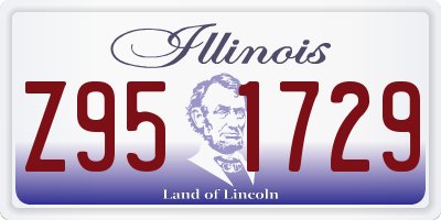 IL license plate Z951729