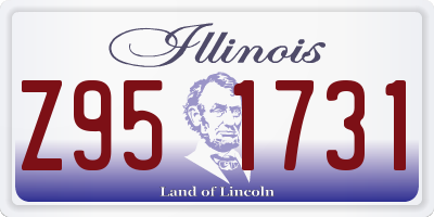 IL license plate Z951731