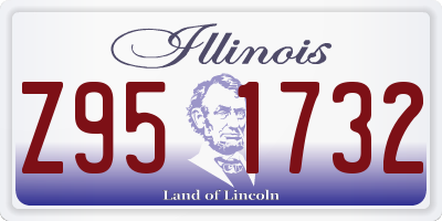 IL license plate Z951732