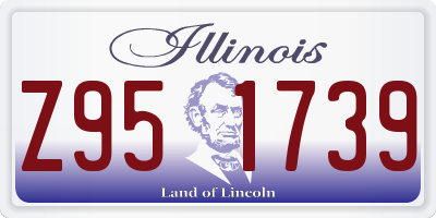 IL license plate Z951739