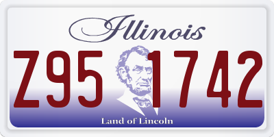 IL license plate Z951742