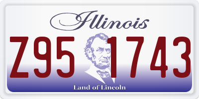 IL license plate Z951743