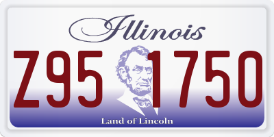 IL license plate Z951750