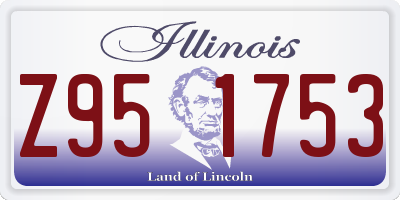 IL license plate Z951753