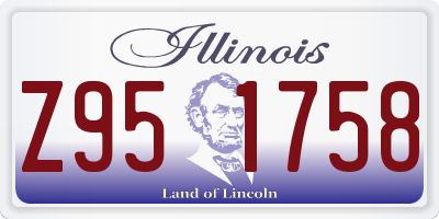 IL license plate Z951758