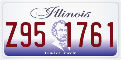IL license plate Z951761