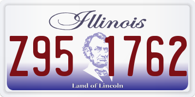 IL license plate Z951762