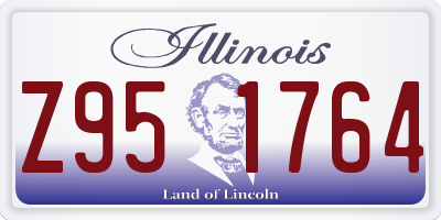IL license plate Z951764