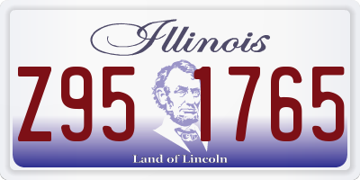 IL license plate Z951765