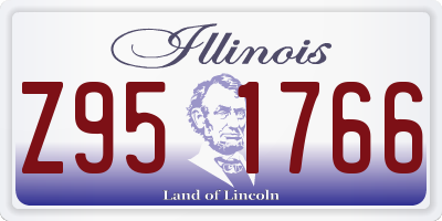 IL license plate Z951766