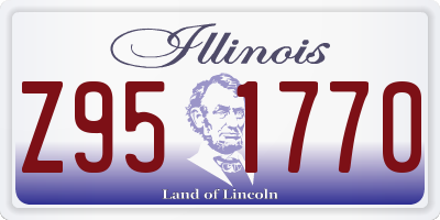 IL license plate Z951770