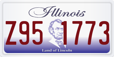 IL license plate Z951773