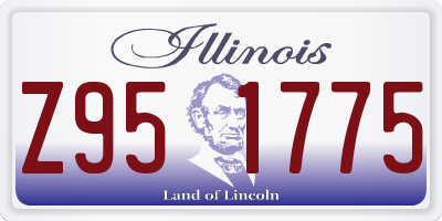 IL license plate Z951775