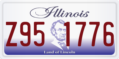 IL license plate Z951776