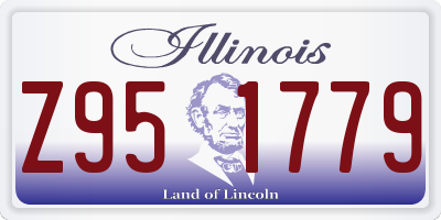 IL license plate Z951779