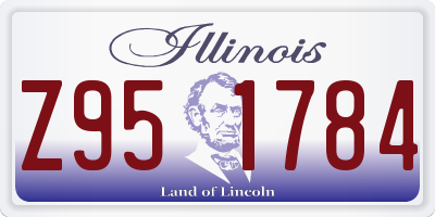 IL license plate Z951784