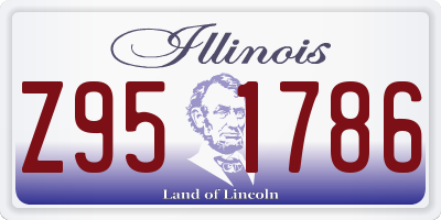 IL license plate Z951786