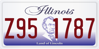 IL license plate Z951787