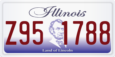 IL license plate Z951788