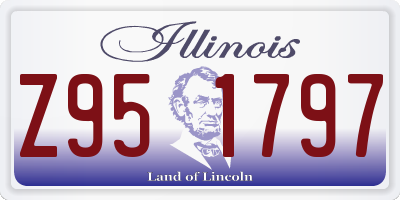 IL license plate Z951797