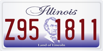 IL license plate Z951811