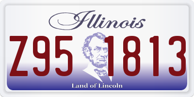 IL license plate Z951813