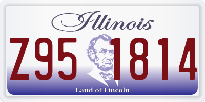 IL license plate Z951814