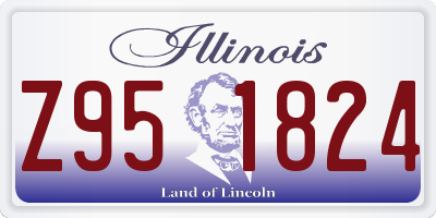 IL license plate Z951824