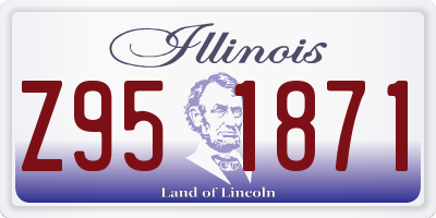 IL license plate Z951871
