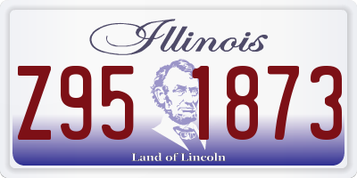 IL license plate Z951873
