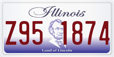 IL license plate Z951874