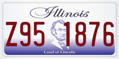 IL license plate Z951876