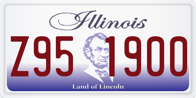 IL license plate Z951900