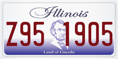 IL license plate Z951905