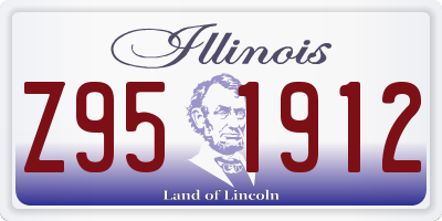 IL license plate Z951912