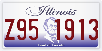 IL license plate Z951913