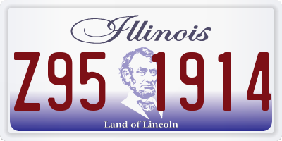 IL license plate Z951914