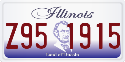 IL license plate Z951915
