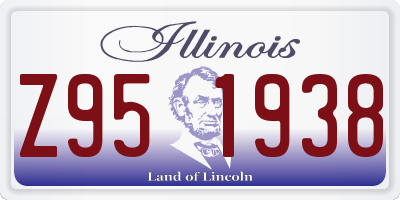 IL license plate Z951938