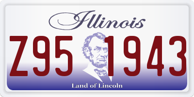 IL license plate Z951943