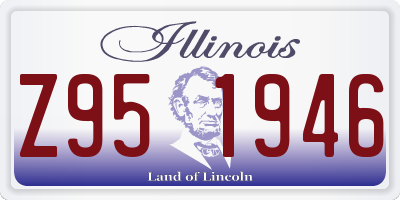 IL license plate Z951946